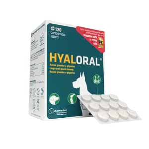 Hyaloral Razas Grandes – perros desde 20 Kg (10 sachets con 120 Comprimidos)